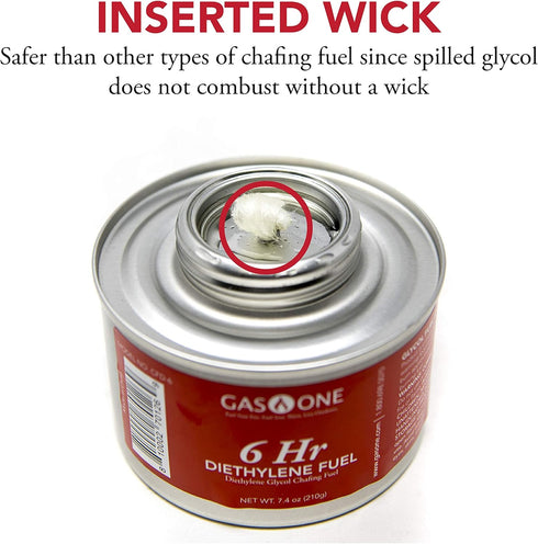1 pc - 6 Hr Cooking Wick Liquid Safe Fuel for Chafing Dish