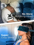 Travel Pillow Alternative with Airplane Head Straps and Car Support Band, Compact Neck Support for Travel