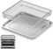 Stainless Steel Baking Tray Pan and Air Fryer Basket Compatible with Cuisinart Airfryer TOA-060, TOA-065, TOA-070