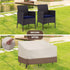 600D 77 34 33 inches HERA'S PALACE Waterproof Outdoor Bench Cover, Heavy Duty Outdoor Sofa Cover, Windproof & Anti-UV