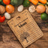 Gifts for Mom: Birthday Gifts with Warm Words 'Recipe for a Special Mom', Cutting Board 11 × 8.5× 0.4 inches