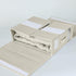 Simple&Opulence 2 Pack Bed Sheet Organizers (Queen & King Size), Foldable Storage Box for Linen Closet