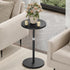 Asgolion Round Side Table, Adjustable-Height Drink Table for Small Spaces, Pedestal Martini Table, Cocktail Tables
