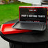 BLAZIN' GRILL Prep and Serve Trays, Set of 2 Stackable Melamine Trays for Serving and Marinating Food, BBQ Prep Tub