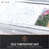 BINO Plastic Storage Bins, Medium - 2 Pack, Clear Storage Containers with Built-In Handles, BPA-Free