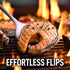 Zulay Kitchen 15" Stainless Steel Cooking Utensil - Durable Kitchen Gadgets, Easy to Clean Metal Accessories