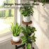 3 Bamworld Corner Plant Stand Indoor Metal Wood Plant Shelf Outdoor Tall Plant Stands Plant Tables Indoor Plant Rack
