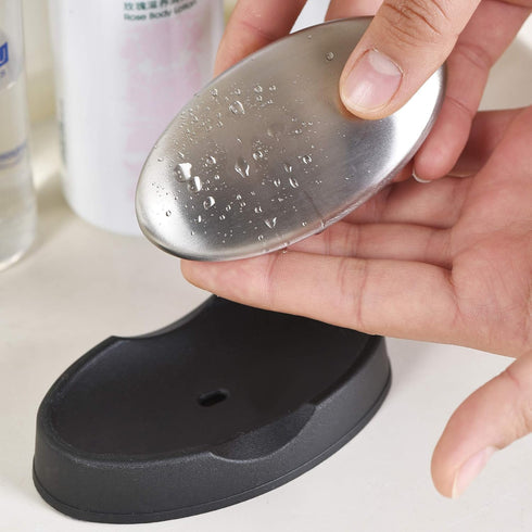 TDOCK 2 Pack Stainless Steel Soap Bar, Magic Hand Odor Absorber Remover