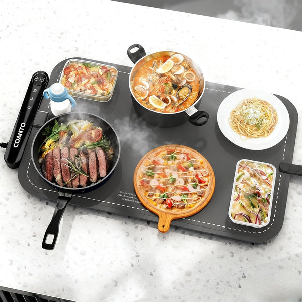 Warming Mat for Food, Waterproof Warming Tray for Buffets Party, Food Warmer