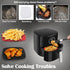Upgrade Reusable Air Fryer Liners, 2 Size Options - 9 Inch Square, BPA Free Non-Stick Silicone Air Fryer Mats