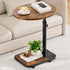 TV Tray Table with Infinite Adjustable Height - C-Shaped Sofa End Side
