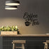 Ferraycle Coffee Sign Metal Hanging Wall Art, 12 x 10.2 Inch Black Wall Decor Cafe Bar Letter Sign for Cafe Farmhouse