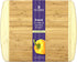 Totally Bamboo Kauai Bamboo Serving & Cutting Board, Natural Two Tone, 14" x 11.5"