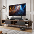 AX WABER 37-86 Inch 150 lbs 800x600mm Table Top TV Stand with Height Adjustable TV Legs Replacement for Most Flat