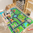 Nursery(Green,3147in) Kids Carpet Playmat Car Rug, Car Rug for Kids Toy Cars and Train, Non Slip Play Mat for Playroom