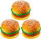 CroBlissful 3 Pcs Artificial Hamburgers Realistic Fake Food Bread Model Photography Prop