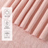 4 Pack 35 70 Set, Set REDKISS Pink Bath Towels, x in Extra Large Coral Fleece Bath Towel Super Soft Highly Absorbent
