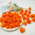 Marigold Flowers Heads Bulk, Silk Artificial Flowers for Diwali and DIY Marigold Garland Decorations