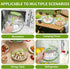 Microwave Splatter Cover for Food Guard - 10 Inch Plate Covers with Water Steamer - Kitchen Essentials