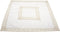 Linens, Art and Things Neutral Earth Tones Greek Key, Square Table Topper, 34Wx34L