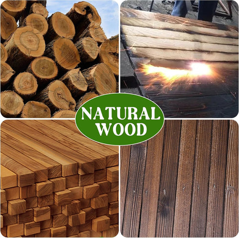 Wood Lattice Fence Panels for Outside, 13.4"x78.8" Expandable Natural Wooden Trellis for Climbing Plants