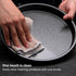 2Pcs Pizza Pan, Carbon Steel Non Stick Deep Baking Pan, Round Pizza Bakeware Sheet Set for Kitchen Oven (9 in)