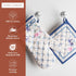 Maison d' Hermine Cotton Oven Mitt & Pot Holder Set - Heat Resistant BBQ Cooking Gloves