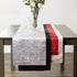 DII Velvet Collection Table Runner, 14x108, Black