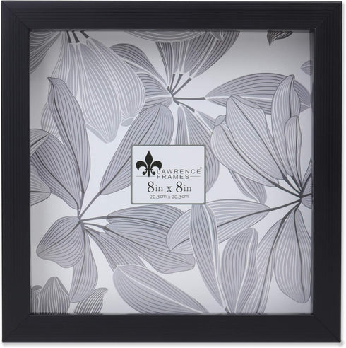 Lawrence Frames 785088 Black Shadow Box Frame, 8x8