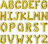 16 Inch Gold Letter Balloons, Mylar Foil Alphabet A-Z Balloons Set for Wedding Birthday Party Decoration