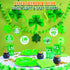 St. Patrick's Day Shamrock Tissue Hanging Decor, Set of 3 Seasonal Party Decor