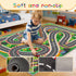 47"x71" Kids Rug Play Mat Soft & Non-Slip Car Rugs City Map Play MatCar Rugs for Kids Toy Cars Race Track for Classroom