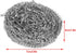Stainless Steel Scourers, Wire Spiral Design Kettle Descalers, Limescale Ball for Kitchen Restaurants Camping