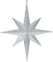 Vickerman 15.75" Silver Iridescent Glitter Bethlehem Star Christmas Ornament
