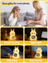 MASHI Bunny Alarm Clock, Toddler Sleep Training Clock with Sun & Moon, Sleep Sound Machine, Night Lights, Alarm Clock