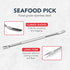 Set 4 Crab Leg Crackers and Picks, of Easy-to-Use Lobster Crackers & Stainless Steel Lobster Picks, Crab Crackers
