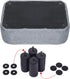 16.54" RF-BD214-D IBUYKE Small Footstool Linen Fabric Pouf Ottoman Footrest Modern Home Bedroom Rectangular Stool
