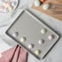 Martha Stewart Gallen 13 x 9 Inch Nonstick Carbon Steel Cookie Sheet - Cool Grey