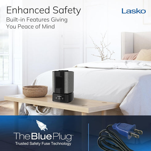 8" Lasko Slumberbreeze Tabletop Fans