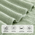 8-Piece Set,2 Sheet,2 4 Washcloths,600 Set,Highly Green Bath Towels Oversized Large Bath Towels Hand Towels and GSM