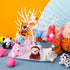 LMAZEPMQ Set,Cute (60pcs) Mini Plush Animal Toy Animals Keychain Decoration for Kids,Goodie Bag Fillers, Basket
