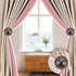 Deco Curtain Tieback Holdback Set of 2 - Spin Medallion Brown Oil Rubbed