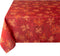 Benson Mills Poinsettia Scroll Printed Rectangle Fabric Table Cloth, Red, 60" X 104"