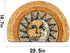 Semi Circle Bathroom Floor Rug, Half Round Door Mat, Non-Slip Welcome Entrance Way Rug, Absorbent Microfiber Tufted Rug