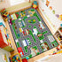 2'5''4' Car Rugs for Kids Toy Car Road Rug for Playroom, Car Traffic Road Play Mat Carpets for Kids Room Bedroom