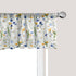 Ambesonne Flower Window Valance, Rustic Wild Flowers Poppies and Daisies Scenery, 54" X 18", Blue Yellow