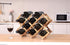 PENGKE Wine Rack Countertop, 10 Bottles Stackable Wood Wine Storage Racks, Free Standing Wine Bottle Stand Holder