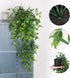 Whonline Fake Hanging Plants, Artificial Small Potted Plants for Indoor Outdoor Aesthetic Decor - 1 Pack