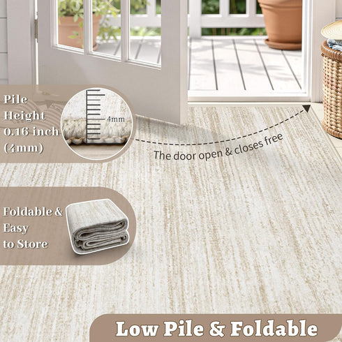 5x7 5'x7') Area Rug Living Room Rugs: Washable Modern Rug Non-Slip Soft Rugs Stain Resistant Printed Rug Indoor Carpet