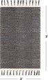 Hand Woven Jute Natural Area Rug 2x3 ft - Wavy Diamond Design for Living Rooms, Kitchen, Bedroom & Dining Decor